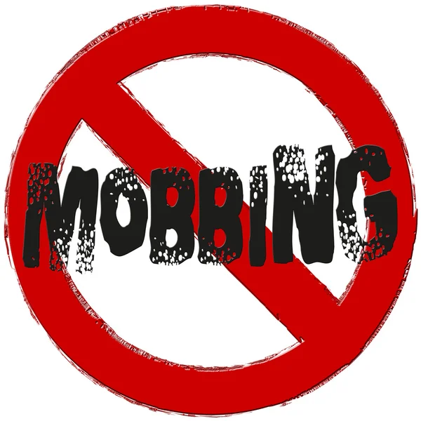 Mobbing durdur — Stok fotoğraf