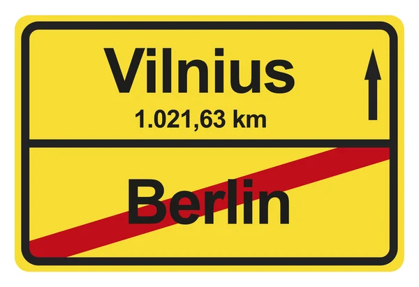 Duits stadsgrenzen — Stockfoto