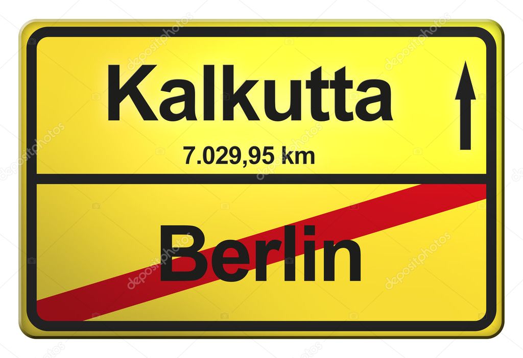 Yellow Sign from Germany