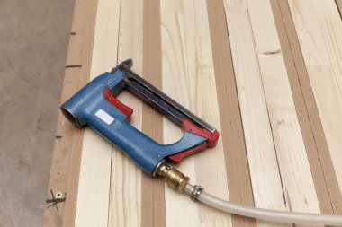 Pnömatik zımbalar yakın çekim