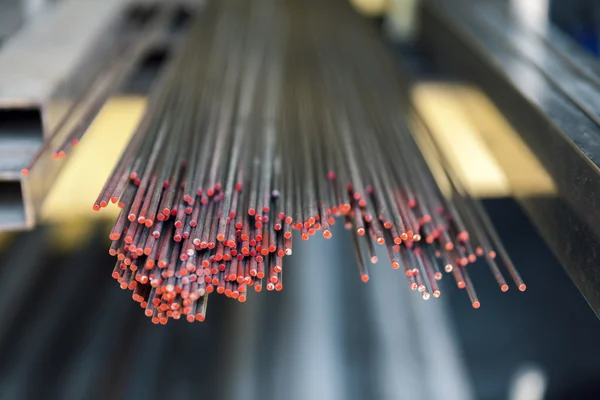 Metal pipes close up — Stock Photo, Image