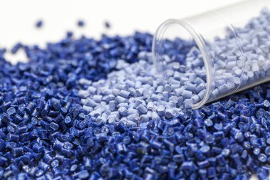 plastic granules close up clipart