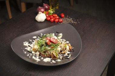 tavuk tortilla yakın çekim