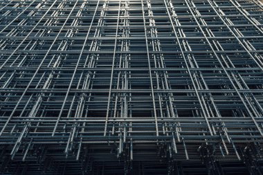  Destek için demir tel, yakın çekim.