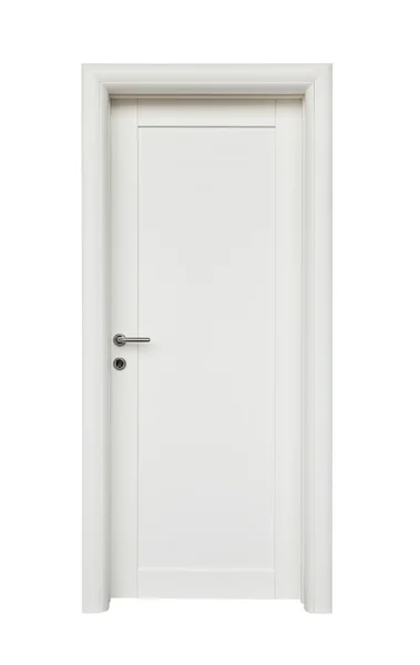 Białe drzwi — Zdjęcie stockowe
