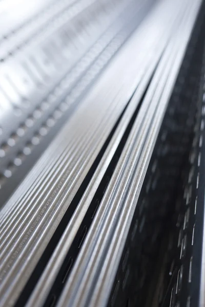 Perfored metal plate — Zdjęcie stockowe