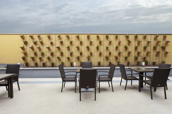 Terrazza dell'hotel — Foto Stock