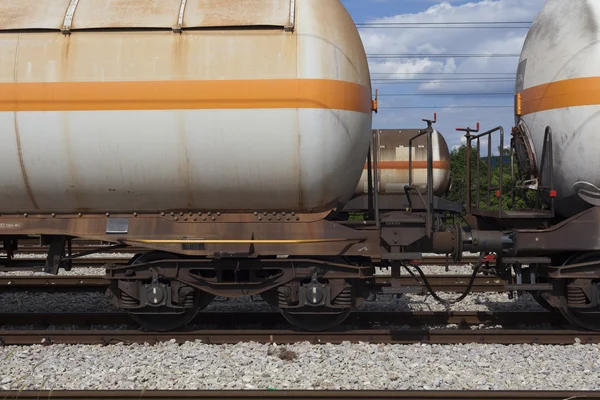 Demiryolu tank vagonları — Stok fotoğraf