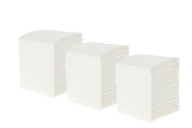 Beyaz peçeteler demet