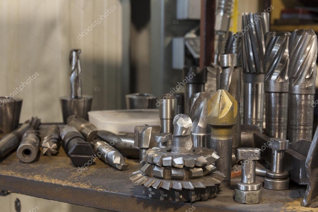 Metalworking tools on table — Stock Photo © DJSrki 89046218