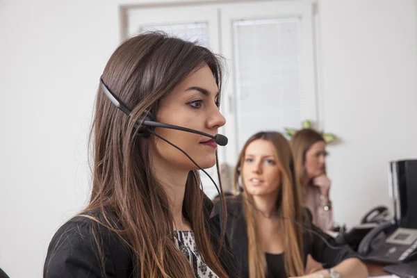 Call center ondersteuning — Stockfoto