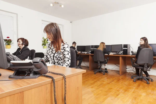 Call center ondersteuning — Stockfoto