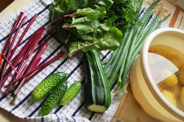 ev yapımı taze sebze