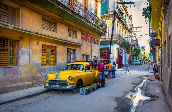 Havanna Kuba Juli 2019 Urbane Szene Der Jesus Maria Straße — Stockfoto