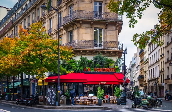 Paříž Francie Fev 2020 Pohled Favorite Restaurant Obvodu Hlavního Města — Stock fotografie