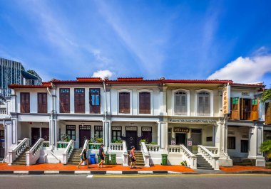 Merkez Bölge, Singapur, 6 Şubat 2024 Çin Mahallesi 'ndeki Kreta Ayer Yolu' ndaki Outram Planlama Bölgesi 'ndeki bazı dükkanların görüntüsü.