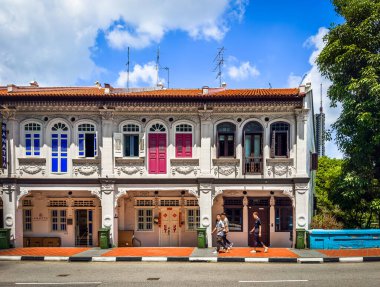 Merkez Bölge, Singapur, 6 Şubat 2024, Çin Mahallesi 'ndeki Neil Yolu' ndaki Outram Planlama Bölgesi 'ndeki bazı dükkanların manzarası.