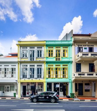 Merkez Bölge, Singapur, 6 Şubat 2024 Çin Mahallesi 'ndeki Neil Yolu' ndaki Outram Planlama Bölgesi 'nin şehir manzarası.