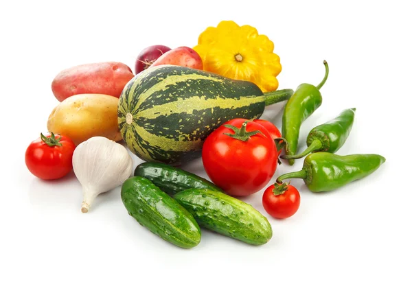 Bodegón de verduras comer sano — Foto de Stock