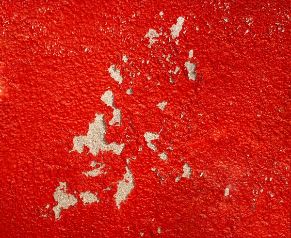 Fondo de pintura roja agrietado — Foto de Stock