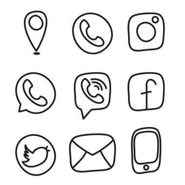 Her durum için bir simge seti