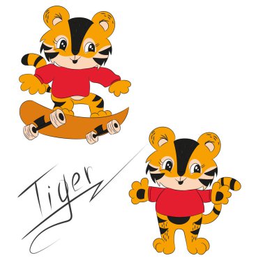 Kaplan, kaykay, spor, sağlıklı yaşam tarzı.