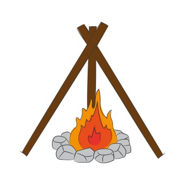 Üçgen çitli güzel bir ocak.