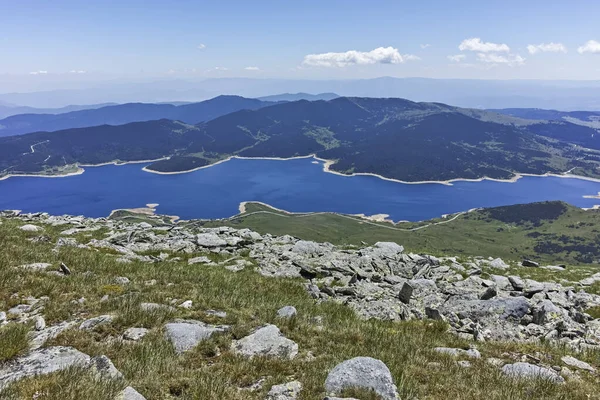 Increíble Paisaje Presa Belmeken Montaña Rila Bulgaria — Foto de Stock
