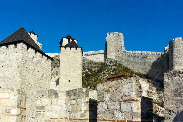 Golubac Serbia Agosto 2019 Golubac Serbia Agosto 2019 Fortaleza Golubac —  Fotos de Stock