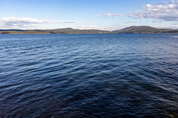 Increíble Vista Otoñal Del Embalse Iskar Cerca Ciudad Sofía Bulgaria —  Fotos de Stock