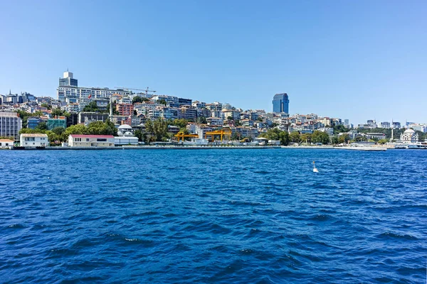 Istanbul Türkei Juli 2019 Panorama Vom Bosporus Und Goldenem Horn — Stockfoto