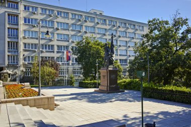 BELGRAD, SERBIA - 12 Ağustos 2019: Knez Mihailova Stree