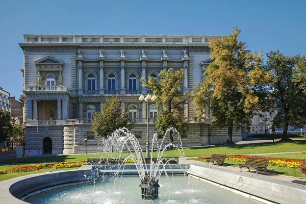 Belgrade Serbia August 2019 Bouw Van Het Oude Paleis Stadhuis — Stockfoto