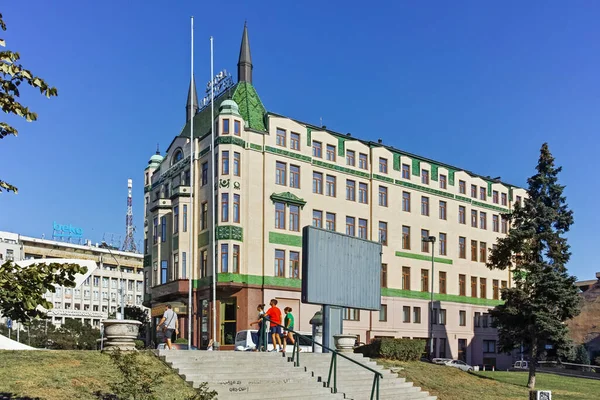 เบลเกรด เซอร งหาคม 2019 อาคารโรงแรมท งในกร งมอสโก มอสโก ในเม องเบลเกรด — ภาพถ่ายสต็อก