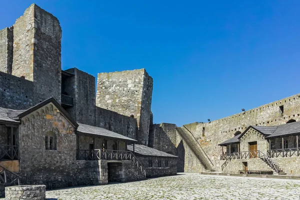Ruïnes Van Het Fort Van Smederevo Aan Kust Van Donau — Stockfoto