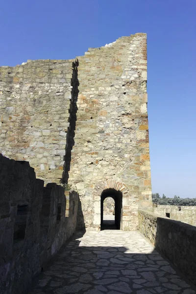 Ruïnes Van Het Fort Van Smederevo Aan Kust Van Donau — Stockfoto