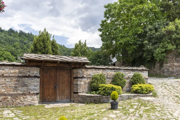 Dorf Kovachevitsa Mit Authentischen Häusern Aus Dem Neunzehnten Jahrhundert Gebiet — Stockfoto