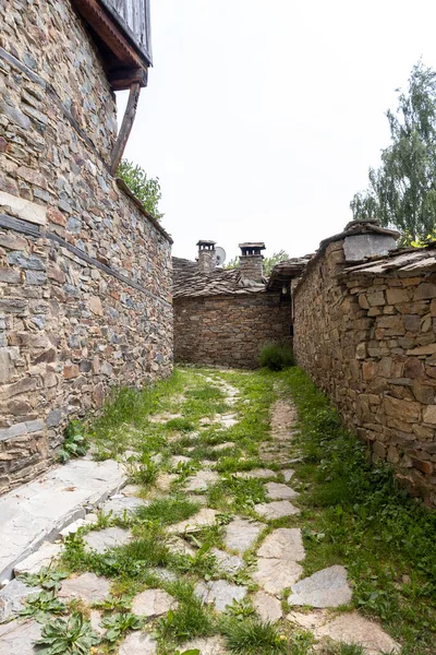 Dorf Kovachevitsa Mit Authentischen Häusern Aus Dem Neunzehnten Jahrhundert Gebiet — Stockfoto