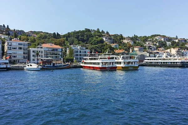 Istanbul Turkey Ιουλίου 2019 Πανόραμα Από Τον Βόσπορο Στην Κωνσταντινούπολη — Φωτογραφία Αρχείου