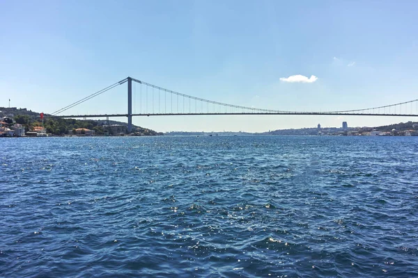Istanbul Turkey Ιουλίου 2019 Πανόραμα Από Τον Βόσπορο Στην Κωνσταντινούπολη — Φωτογραφία Αρχείου