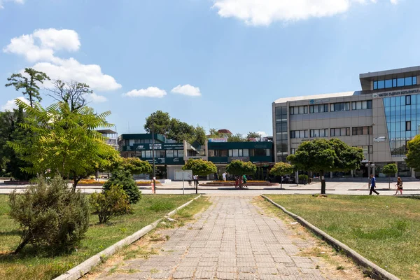 Kardzhali Bulgária Julho 2020 Vista Panorâmica Centro Cidade Kardzhali Bulgária — Fotografia de Stock