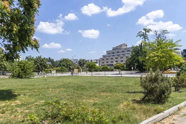 Kardzhali Bulgarije Juli 2020 Panoramisch Uitzicht Het Centrum Van Stad — Stockfoto