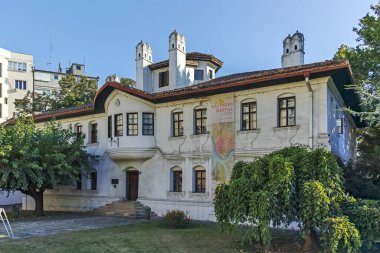 BELGRAD, SERBIA - 12 Ağustos 2019: Sırbistan 'ın başkenti Belgrad' daki Prenses Lubica Sarayı