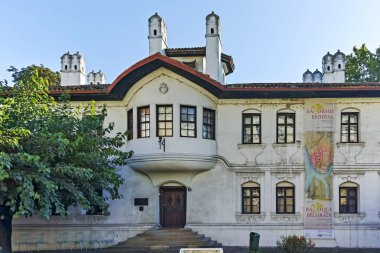 BELGRAD, SERBIA - 12 Ağustos 2019: Sırbistan 'ın başkenti Belgrad' daki Prenses Lubica Sarayı