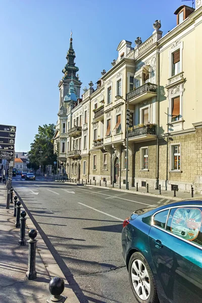 Belgrade Serbia August 2019 Typisch Gebouw Straat Het Centrum Van — Stockfoto