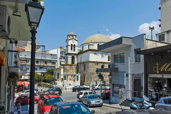 Kavala Greece June 2019 Church Agios Nikolaos Old Town Kavala — Stock Photo, Image