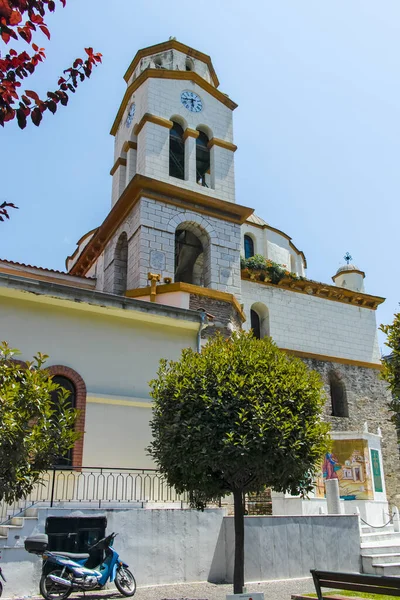 Kavala Řecko Června 2019 Kostel Agiose Nikolaose Starém Městě Kavala — Stock fotografie