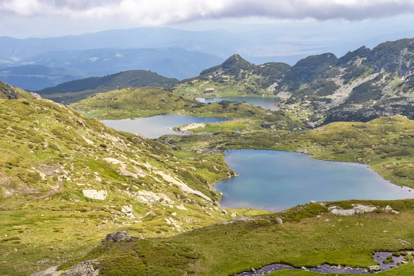 Increíble Paisaje Los Siete Lagos Rila Montaña Rila Bulgaria — Foto de Stock