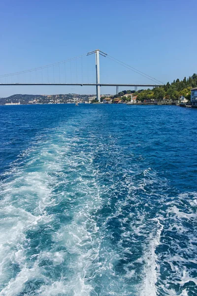 Istanbul Turquia Julho 2019 Panorama Bósforo Cidade Istambul Turquia — Fotografia de Stock