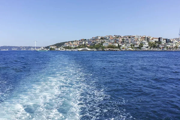 Istanbul Turkey Ιουλίου 2019 Πανόραμα Από Τον Βόσπορο Στην Κωνσταντινούπολη — Φωτογραφία Αρχείου